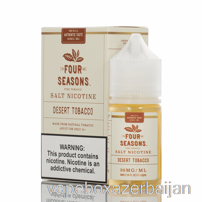 Vape Box Azerbaijan Desert Tobacco SALT - Four Seasons - 30mL 30mg